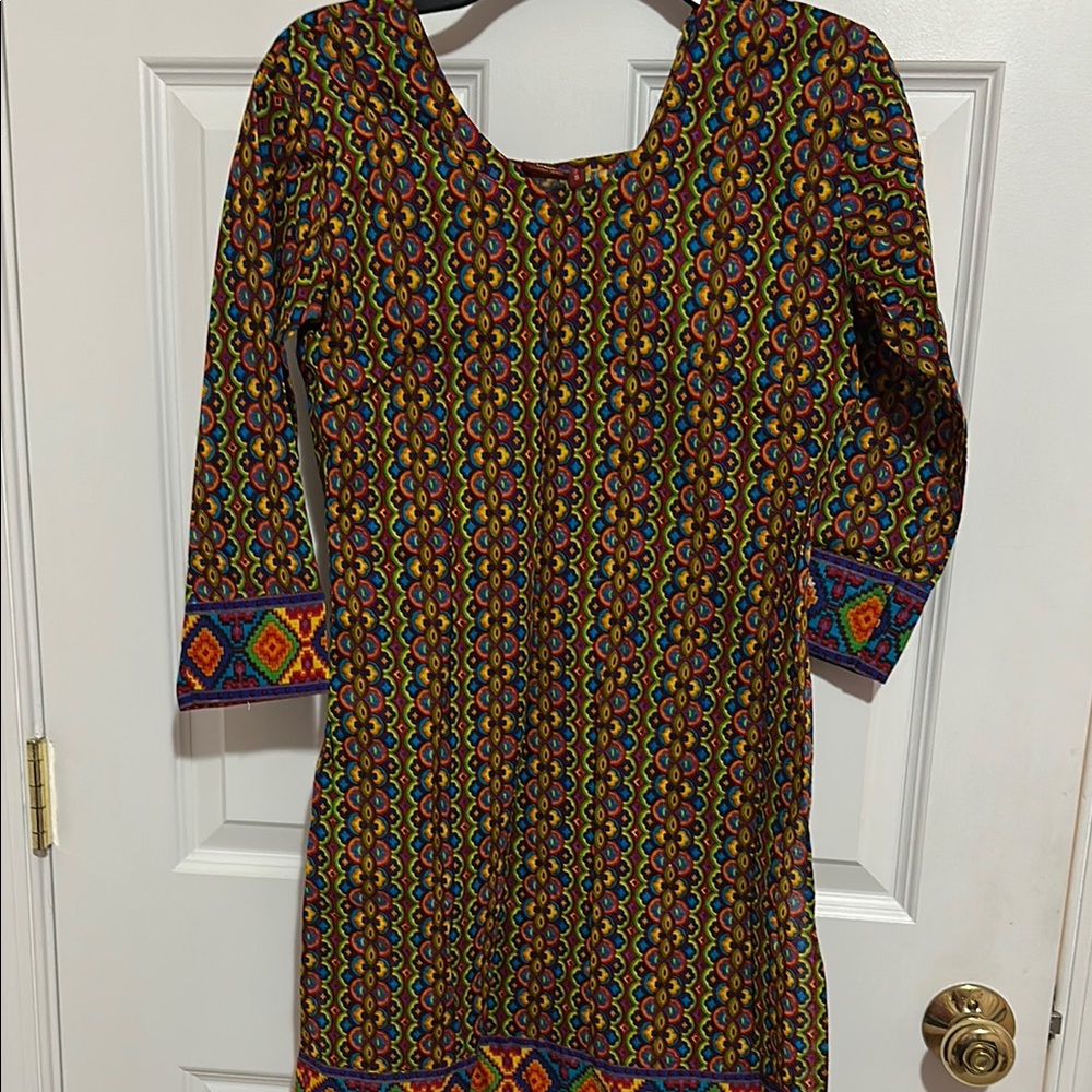 Multicolor Patterned Women's Kurta